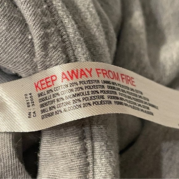 Free People Movement Hoodie Womens M Gray Full Zip Sweatshirt Oversized - Picture 5 of 7